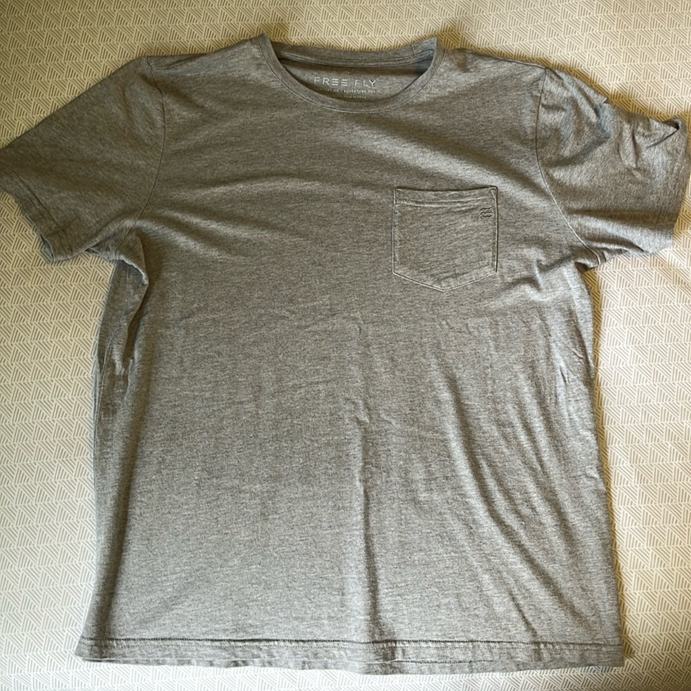 Free fly apparel Bamboo Heritage Pocket Tee